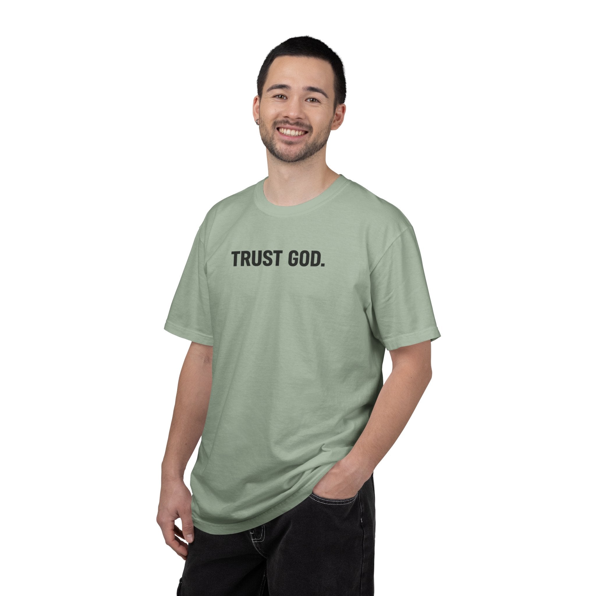 Trust God T‑Shirt — Minimal Faith Graphic Tee