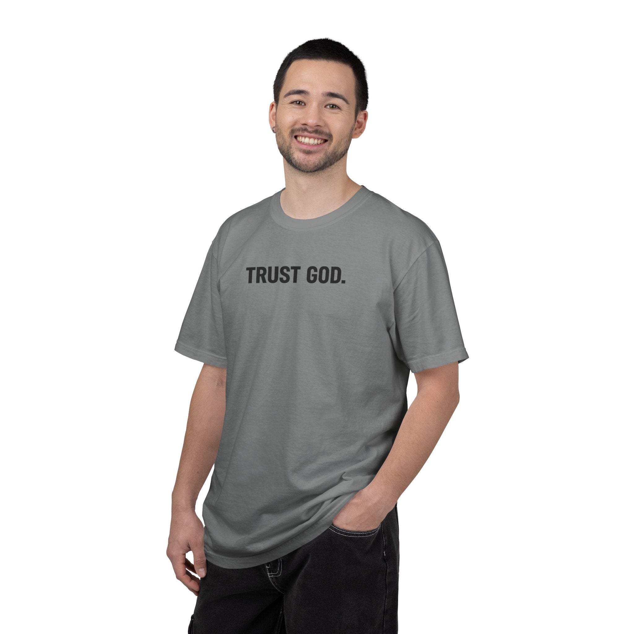 Trust God T‑Shirt — Minimal Faith Graphic Tee