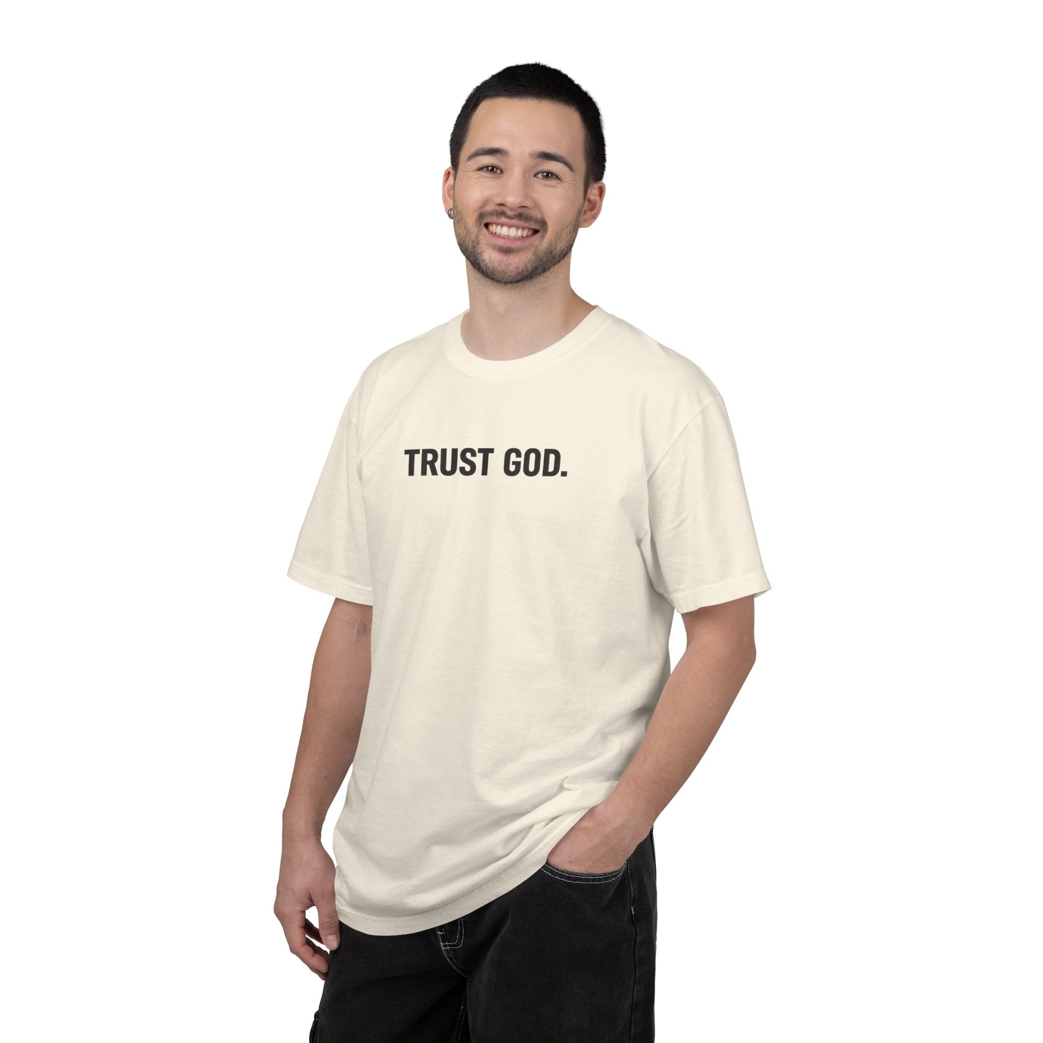 Trust God T‑Shirt — Minimal Faith Graphic Tee