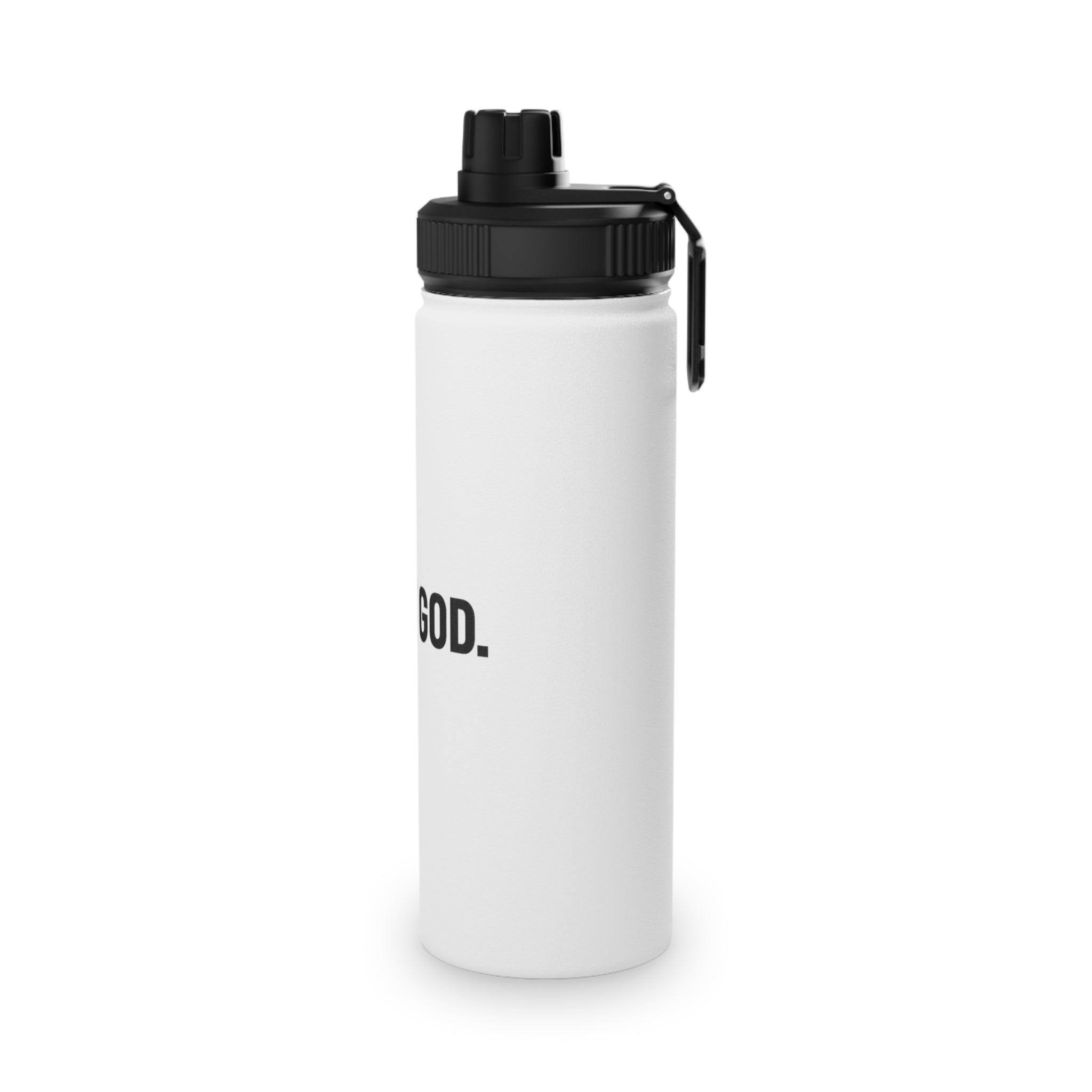 Trust God Stainless Steel Sports Water Bottle — Inspirational Faith Bottle