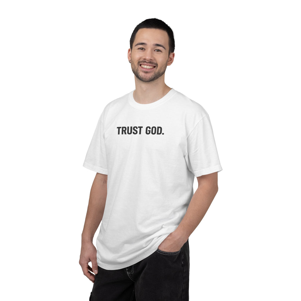 Trust God T‑Shirt — Minimal Faith Graphic Tee