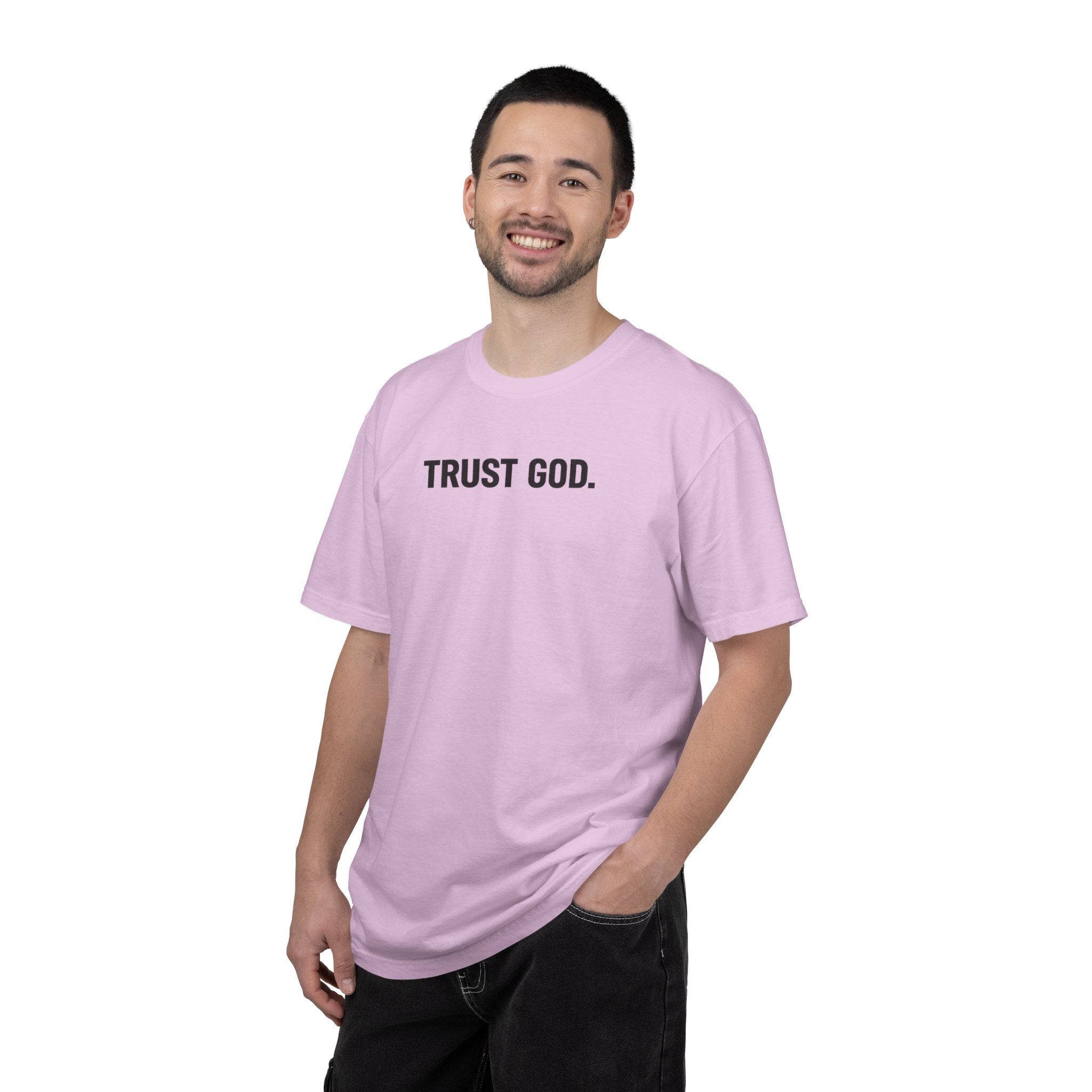 Trust God T‑Shirt — Minimal Faith Graphic Tee