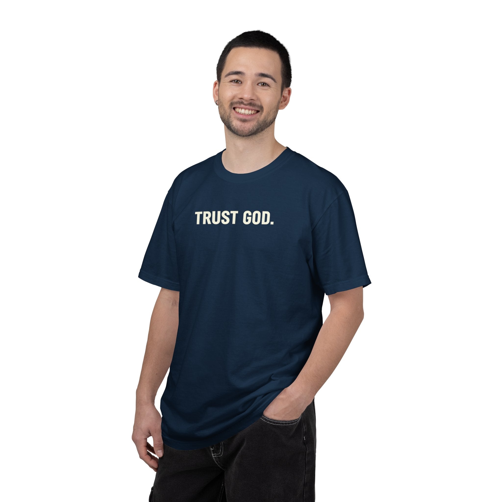 Trust God T‑Shirt — Minimal Faith Graphic Tee