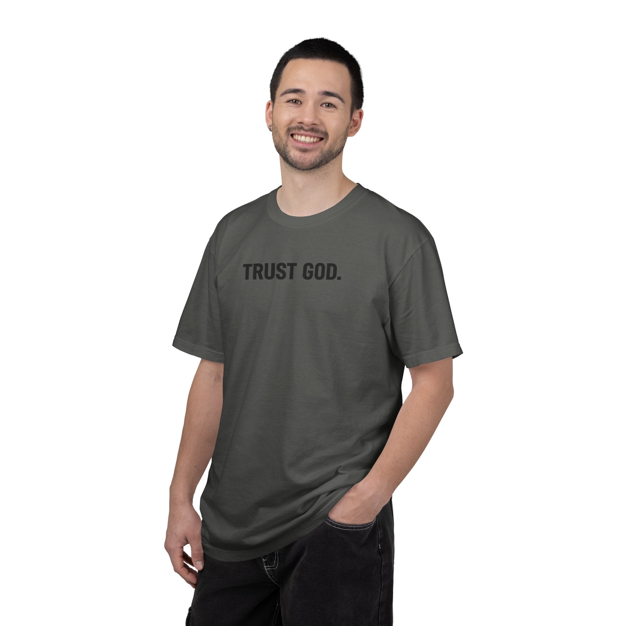 Trust God T‑Shirt — Minimal Faith Graphic Tee
