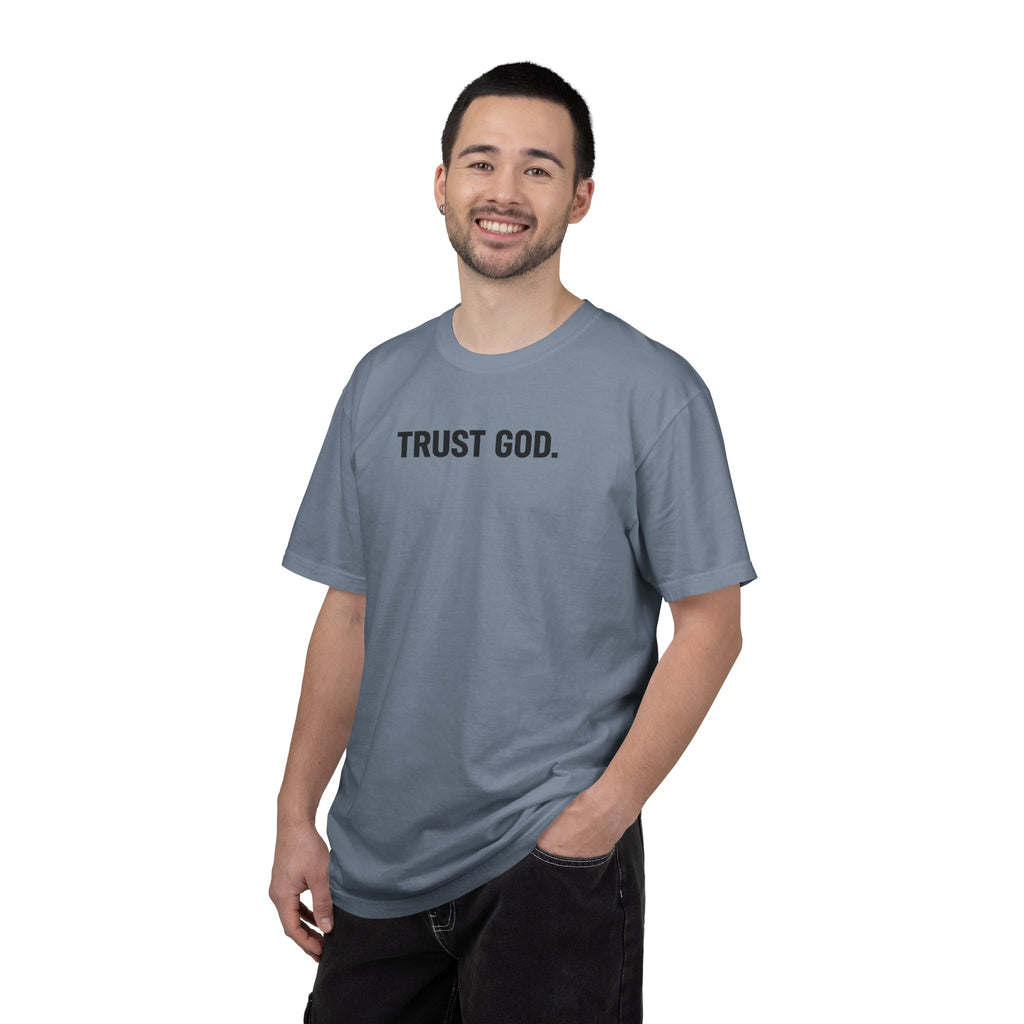 Trust God T‑Shirt — Minimal Faith Graphic Tee
