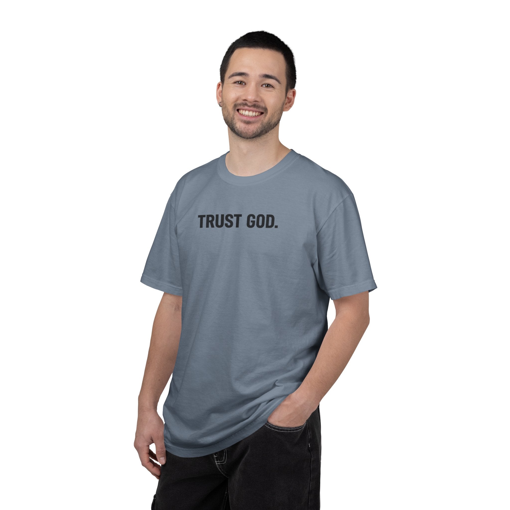 Trust God T‑Shirt — Minimal Faith Graphic Tee