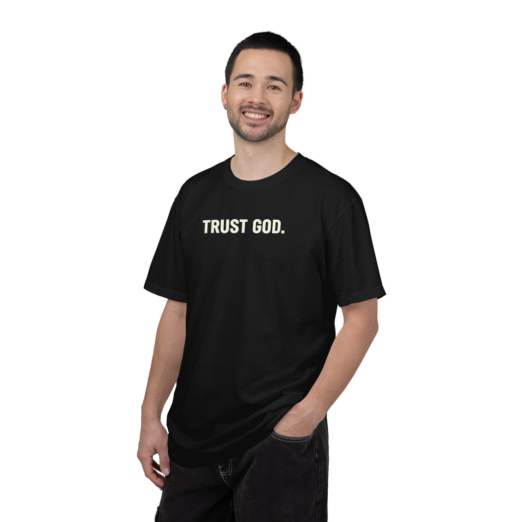 Trust God T‑Shirt — Minimal Faith Graphic Tee