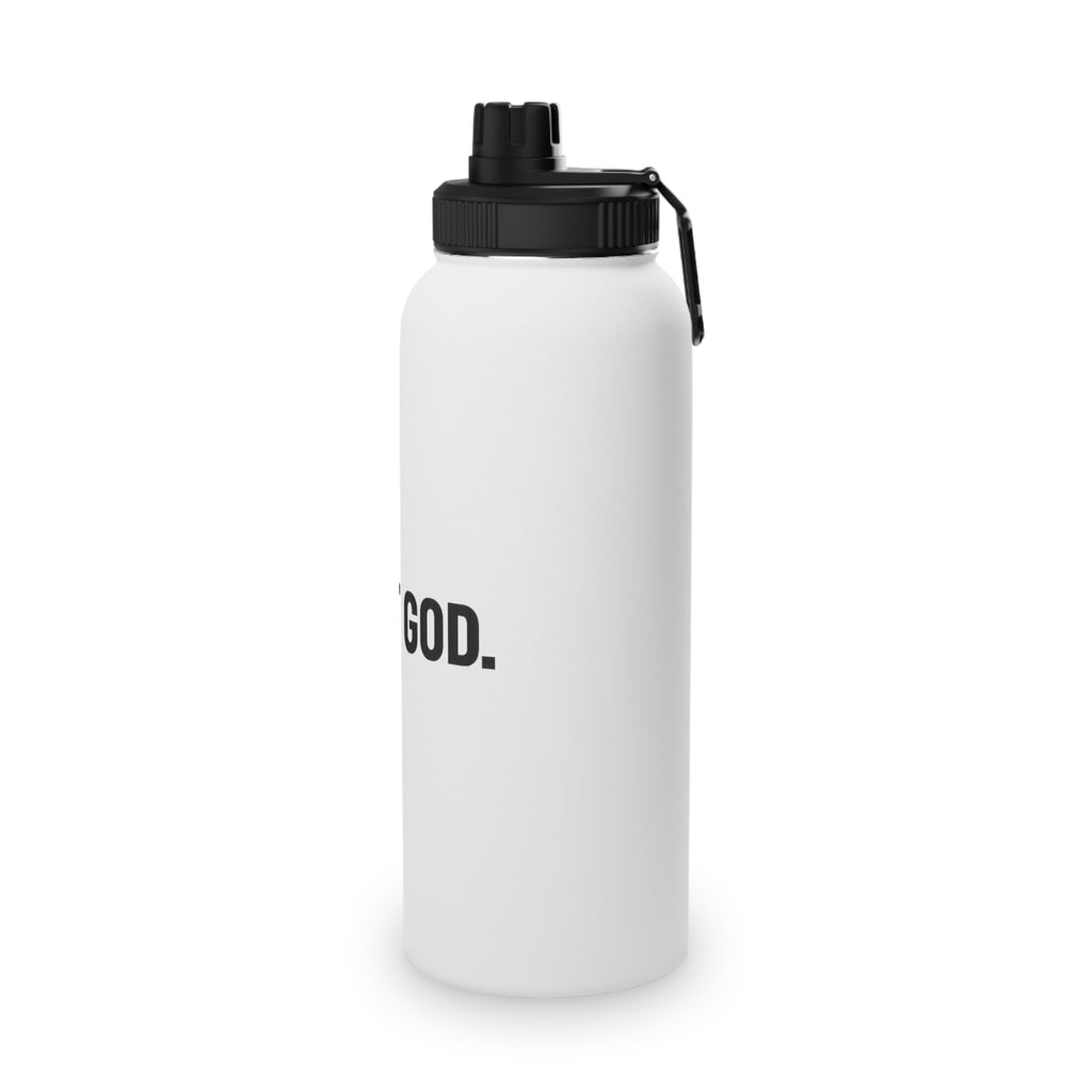 Trust God Stainless Steel Sports Water Bottle — Inspirational Faith Bottle