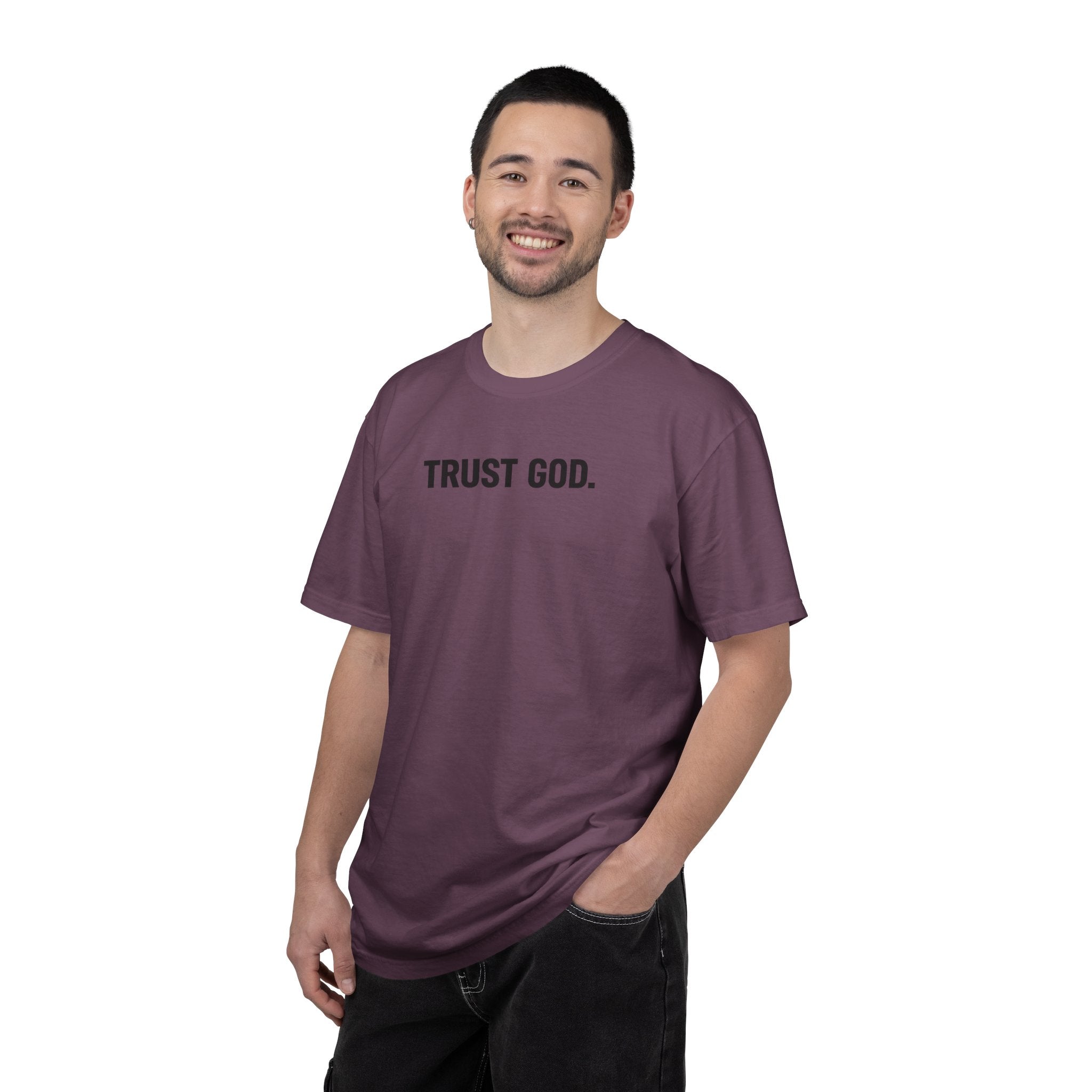 Trust God T‑Shirt — Minimal Faith Graphic Tee